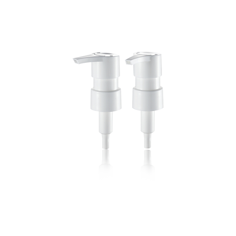 クリスタルクリアな化粧品ポンプヘッド液体ディストリビューター-HY24A-66
