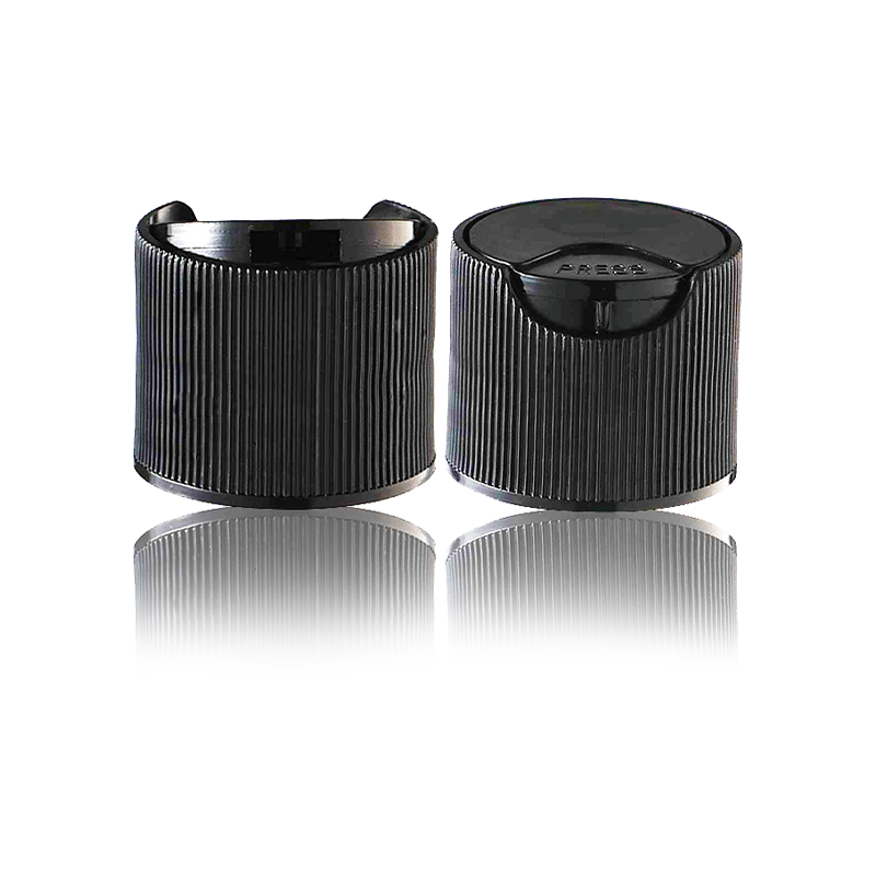 黒の滑り止め化粧品一般キャップ/ディスクキャップ-HY-Q04